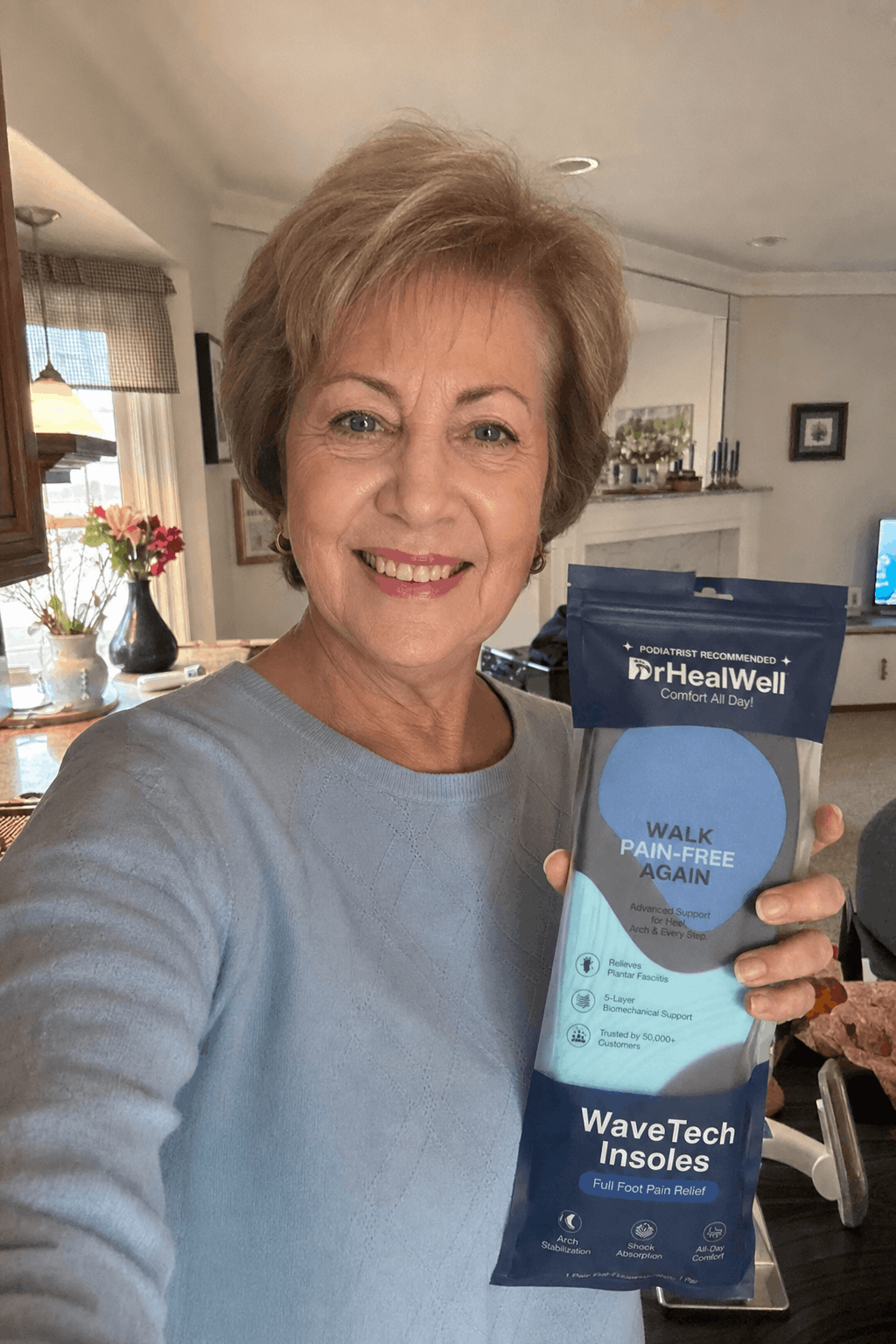 DrHealWell ActiveBounce® Foot Insoles
