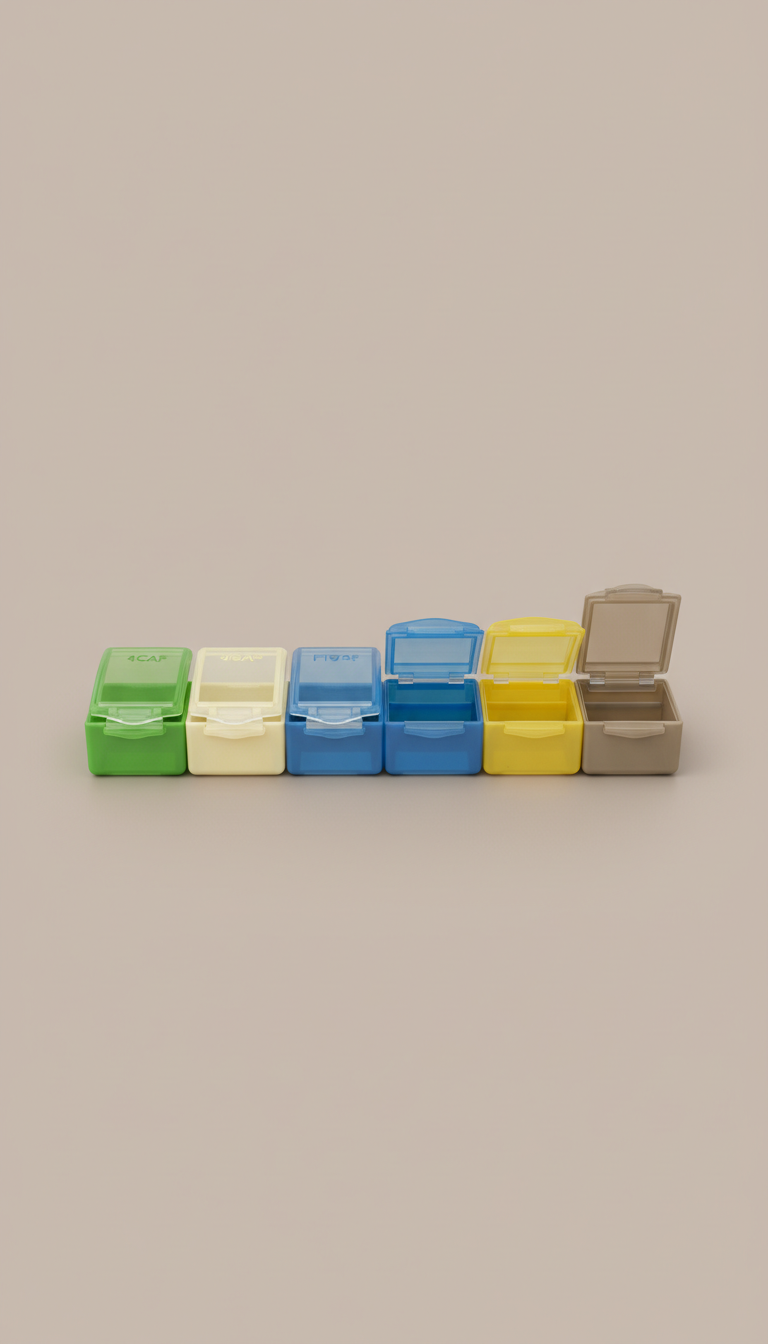 Tamper-Evident Pill Organizer, 7-Day