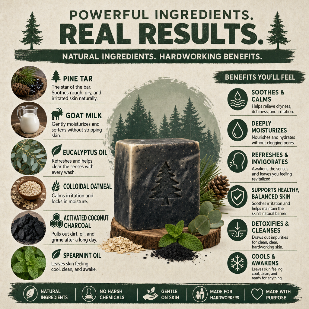 Organic Pine Tar Soap