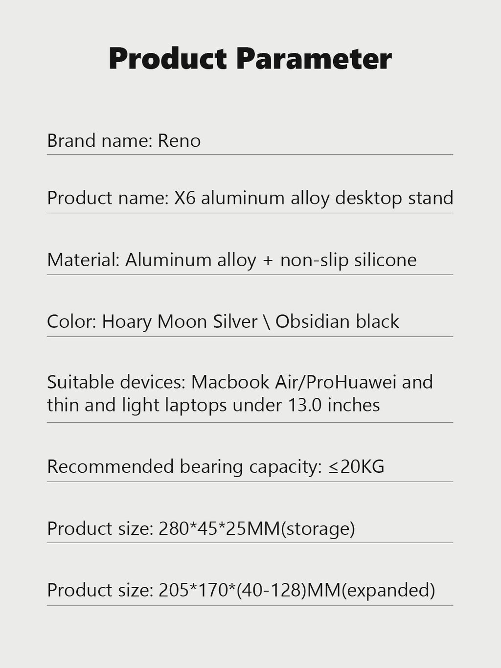 DrHealWell EXO-Low Laptop Stand