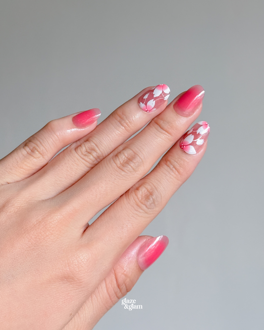 #003:  Sakura Petals LumiGel™ Nails