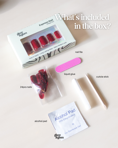 #005:  Red Cat Eye LumiGel™ Nails