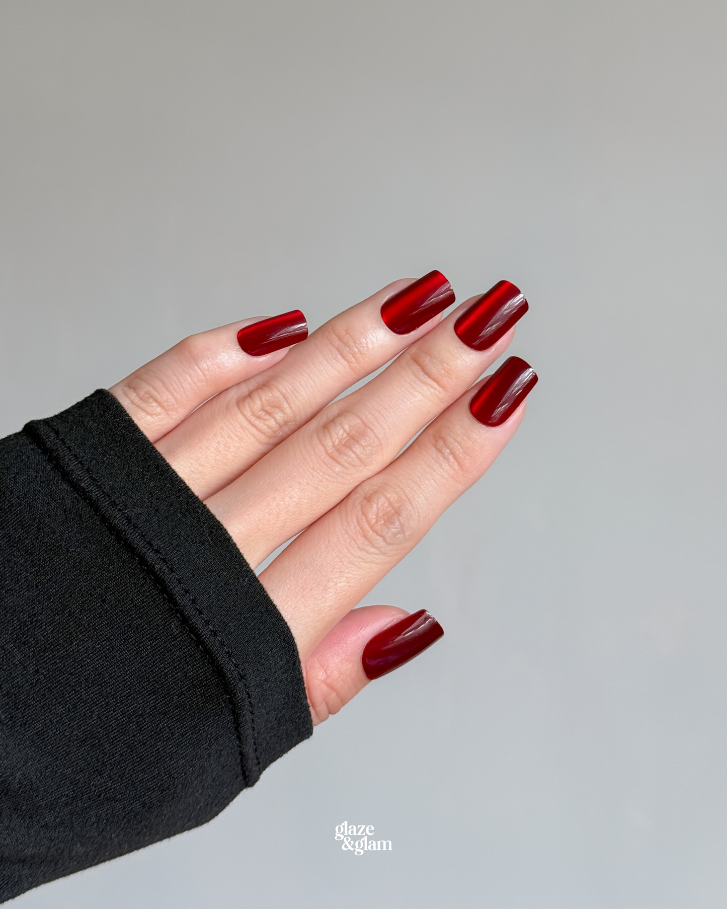 #005:  Red Cat Eye LumiGel™ Nails