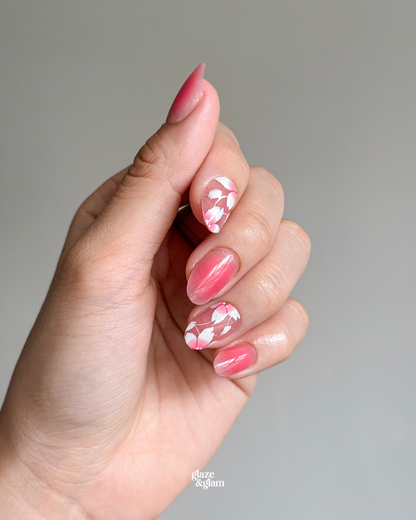 #003:  Sakura Petals LumiGel™ Nails