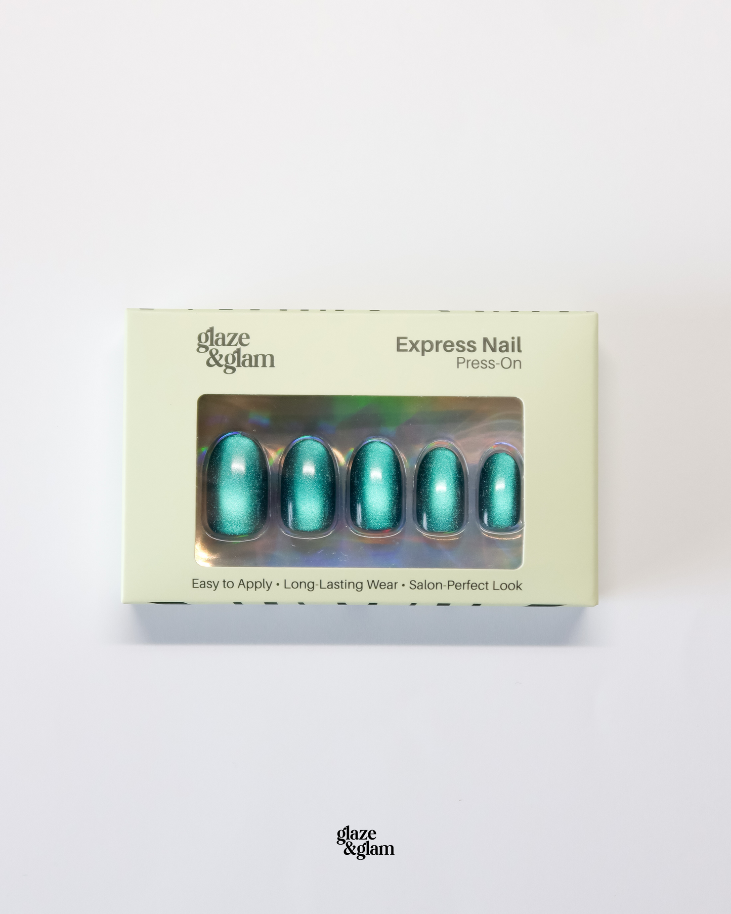 #002: Ocean Glitter LumiGel™ Nails