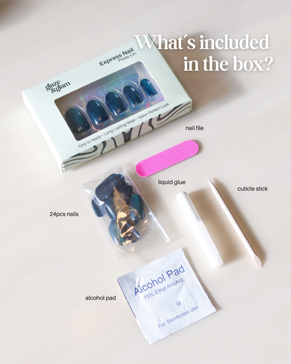 #002: Ocean Glitter LumiGel™ Nails