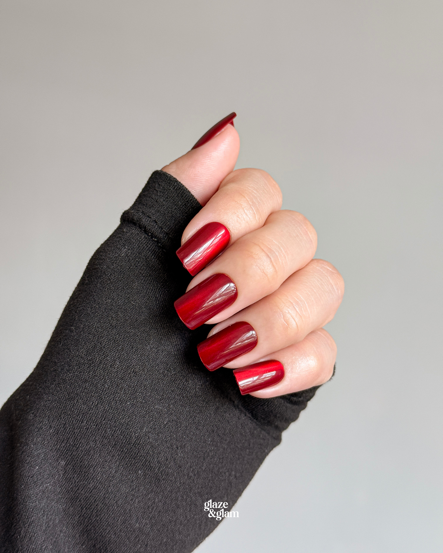 #005:  Red Cat Eye LumiGel™ Nails