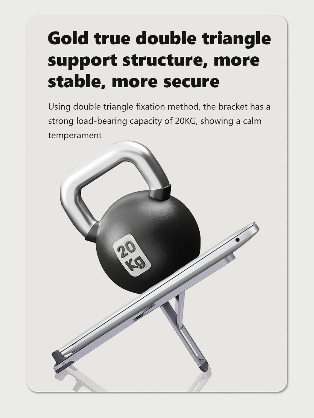 DrHealWell EXO-Low Laptop Stand