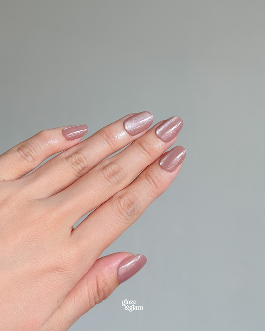 #006: Pink Glitter LumiGel™ Nails