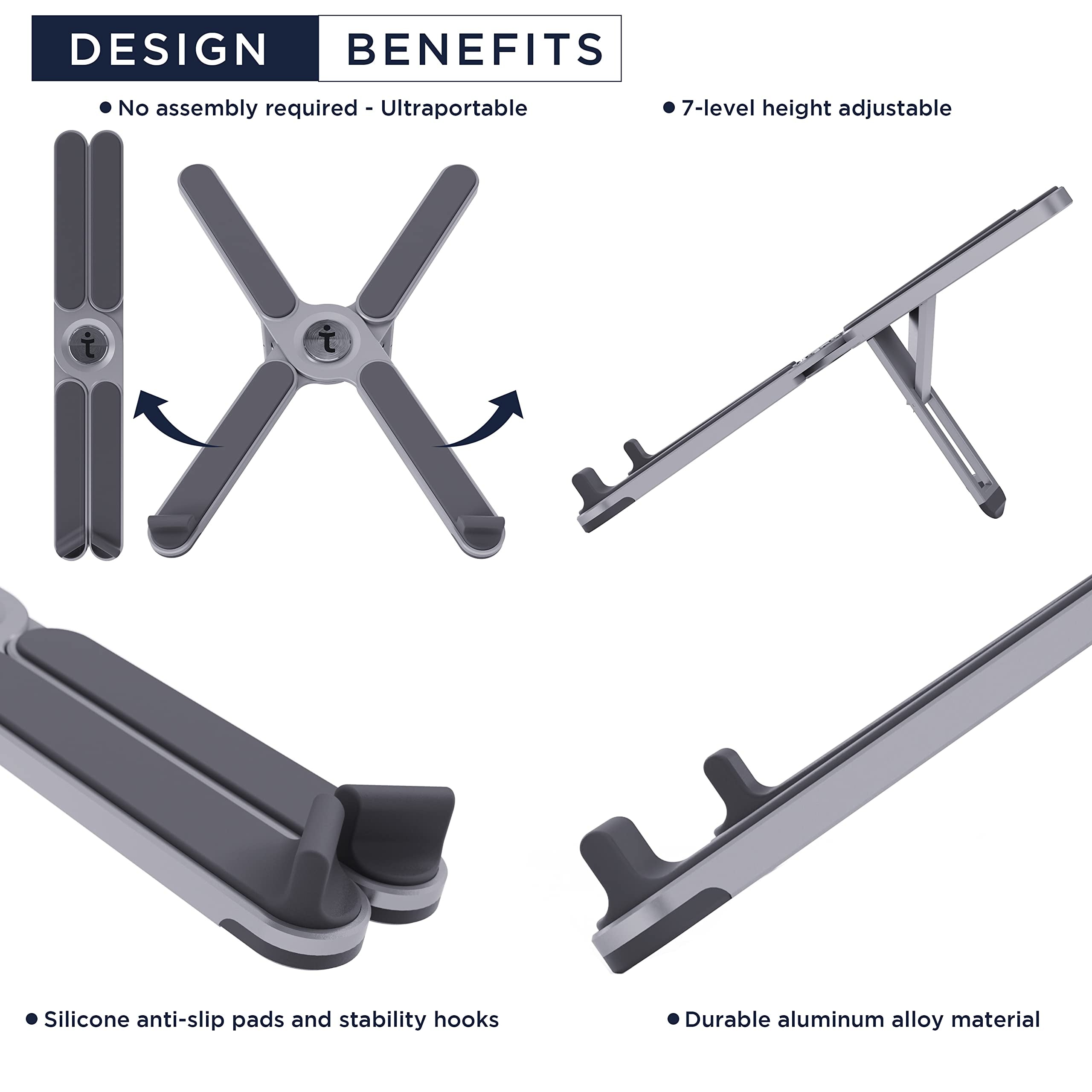 DrHealWell EXO-Low Laptop Stand