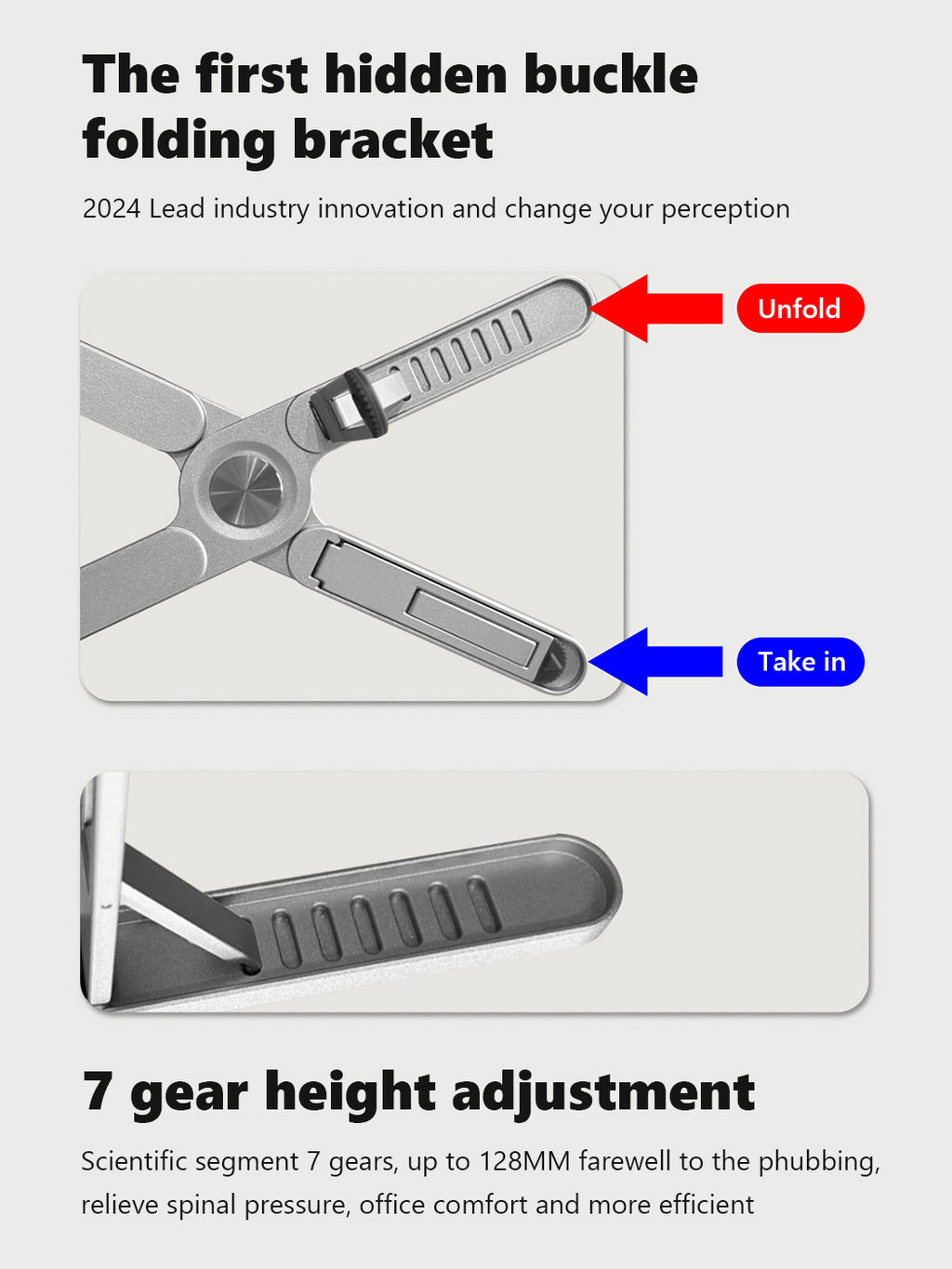 DrHealWell EXO-Low Laptop Stand