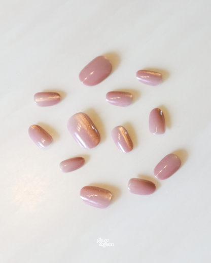 #006: Pink Glitter LumiGel™ Nails