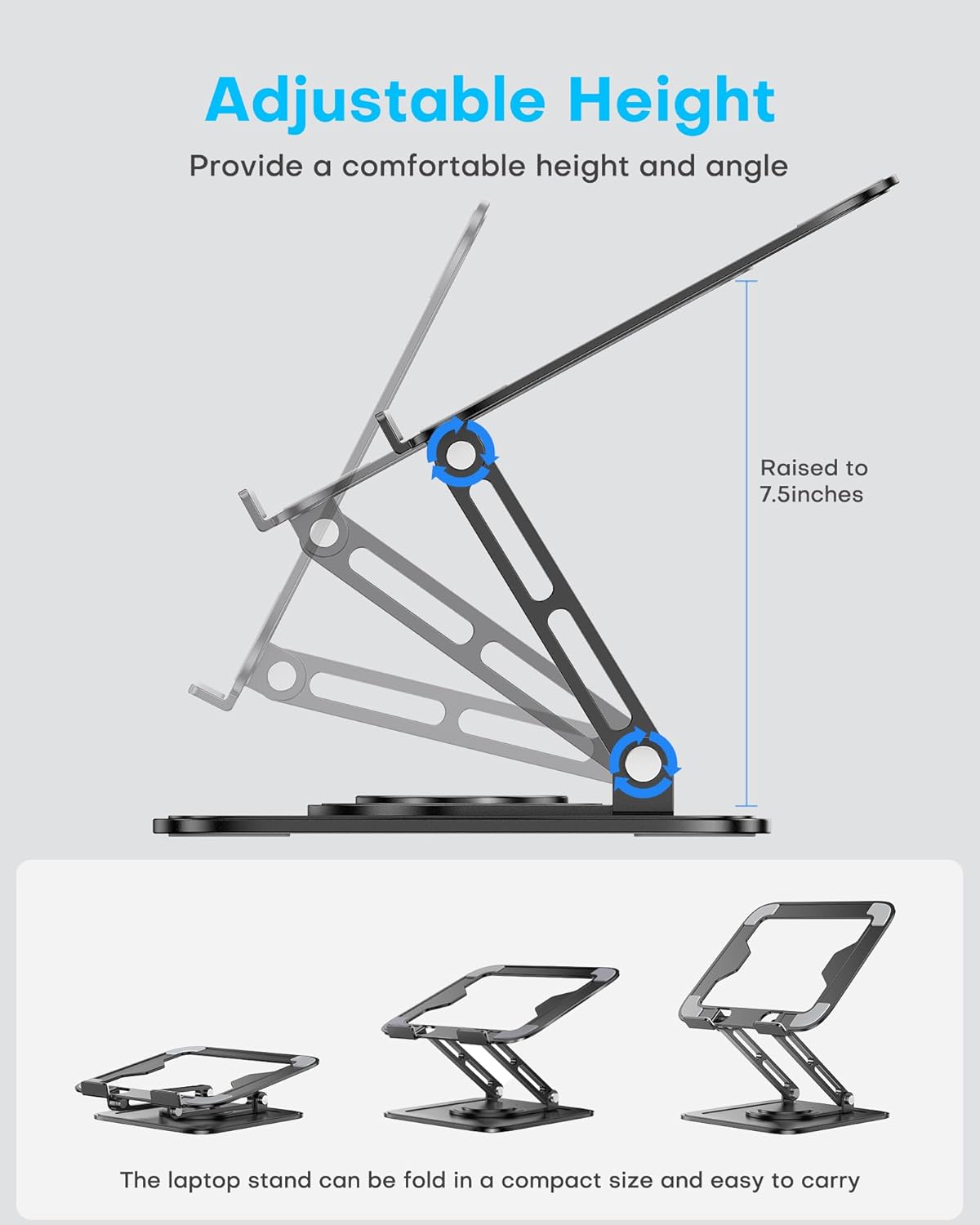 DrHealWell EXO-K Adjustable Laptop Stand