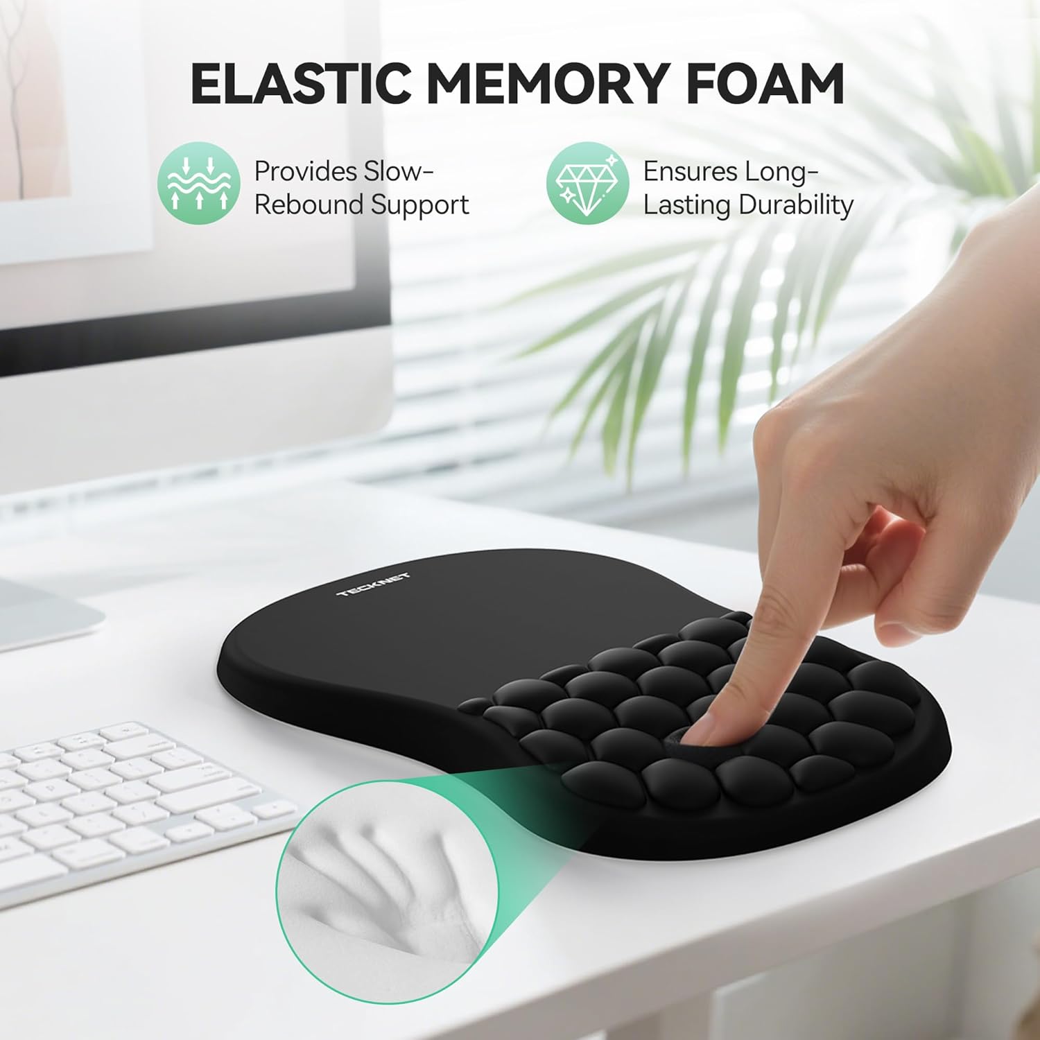 DrHealWell Ergonomic Hex Mouse Pad