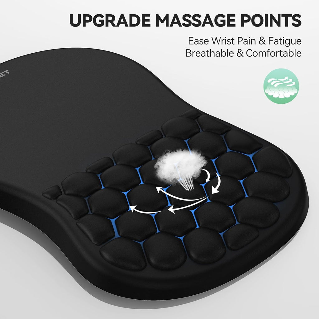 DrHealWell Ergonomic Hex Mouse Pad