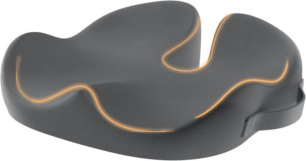 DrHealWell ArcPro Memory Cushion For Tailbone Protection, Sciatica & Pressure Relief