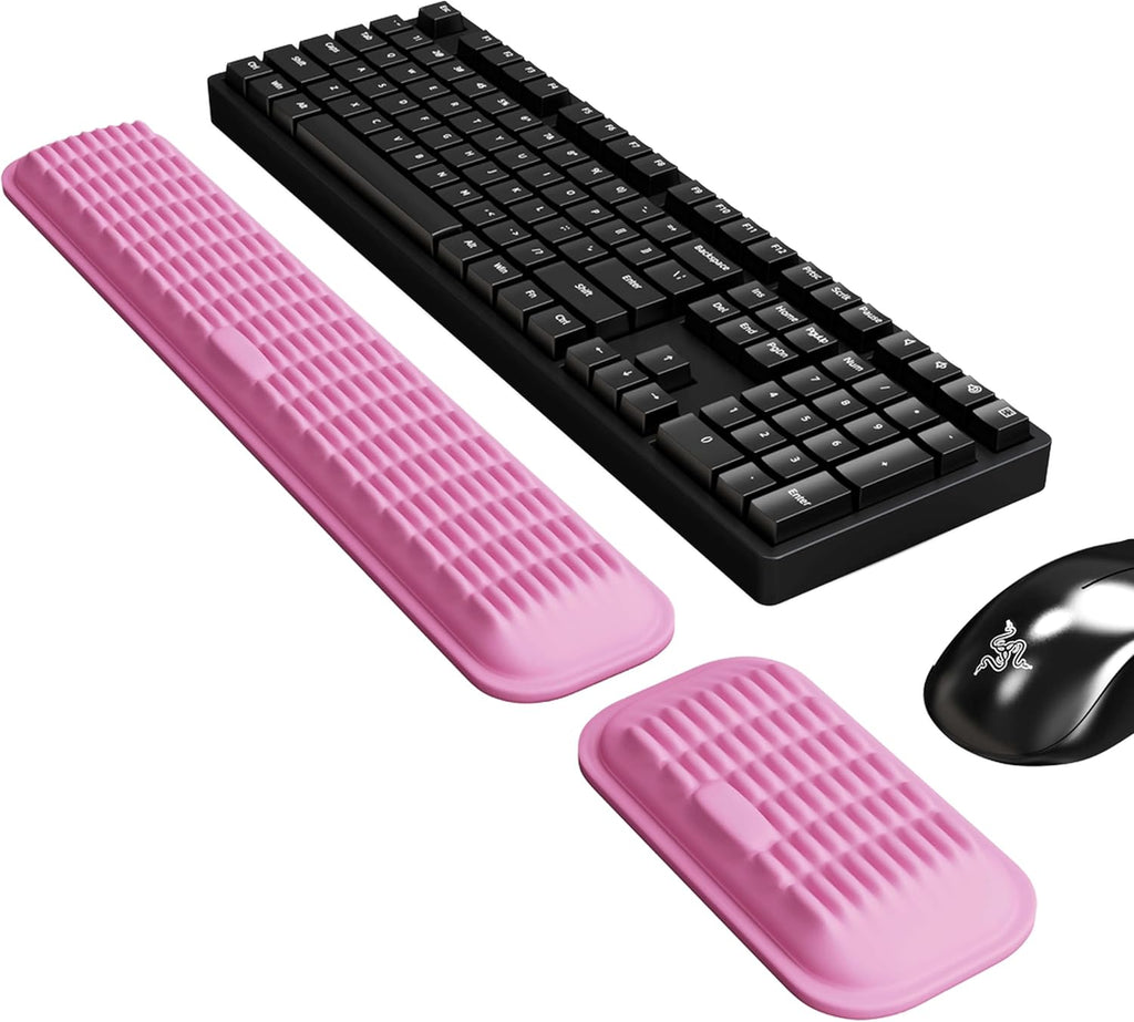 DrHealWell Ergonomic Wrist Rest for Keyboard and Mouse