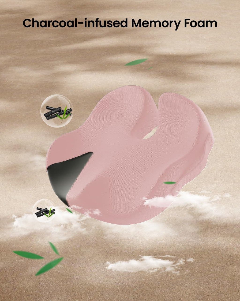 DrHealWell ArcPro Memory Cushion For Tailbone Protection, Sciatica & Pressure Relief