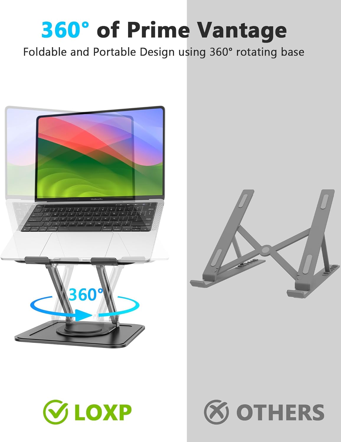 DrHealWell EXO-K Adjustable Laptop Stand
