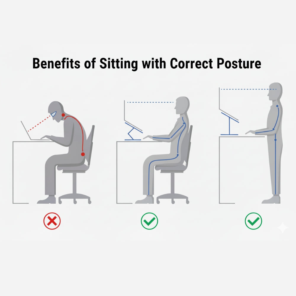 DrHealWell EXO 360° Laptop Stand