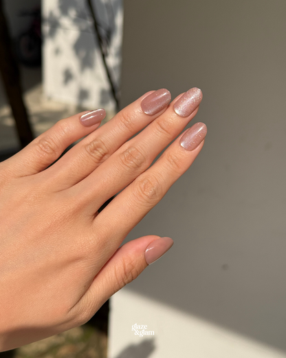 #006: Pink Glitter LumiGel™ Nails