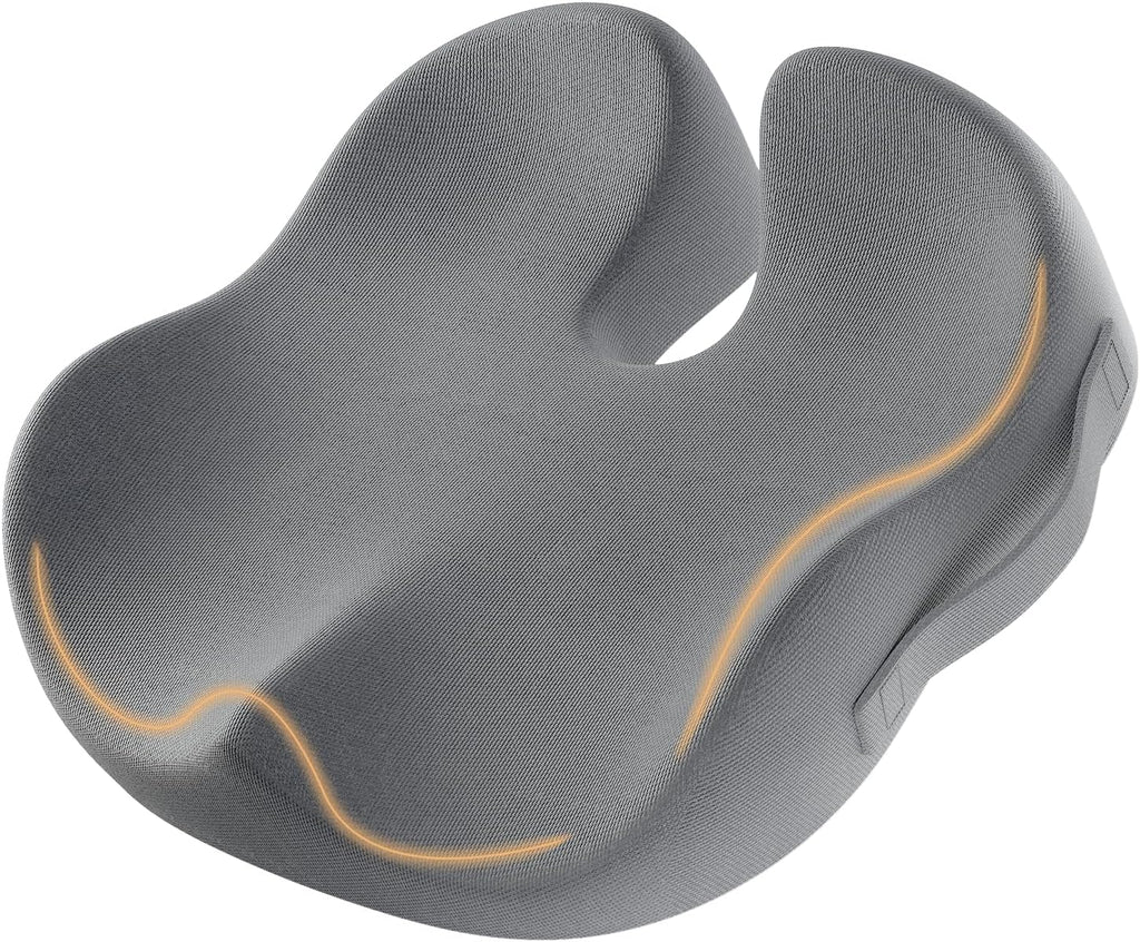 DrHealWell ArcPro Memory Cushion For Tailbone Protection, Sciatica & Pressure Relief