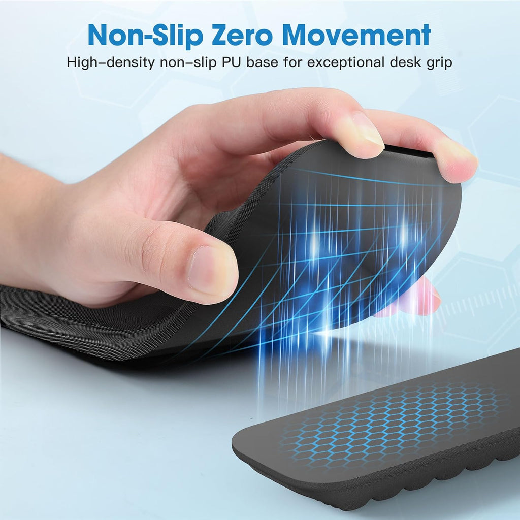 DrHealWell Ergonomic Wrist Rest for Keyboard and Mouse