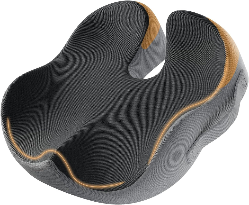 DrHealWell ArcPro Memory Cushion For Tailbone Protection, Sciatica & Pressure Relief