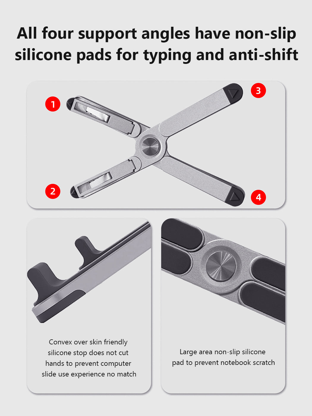 DrHealWell EXO-Low Laptop Stand