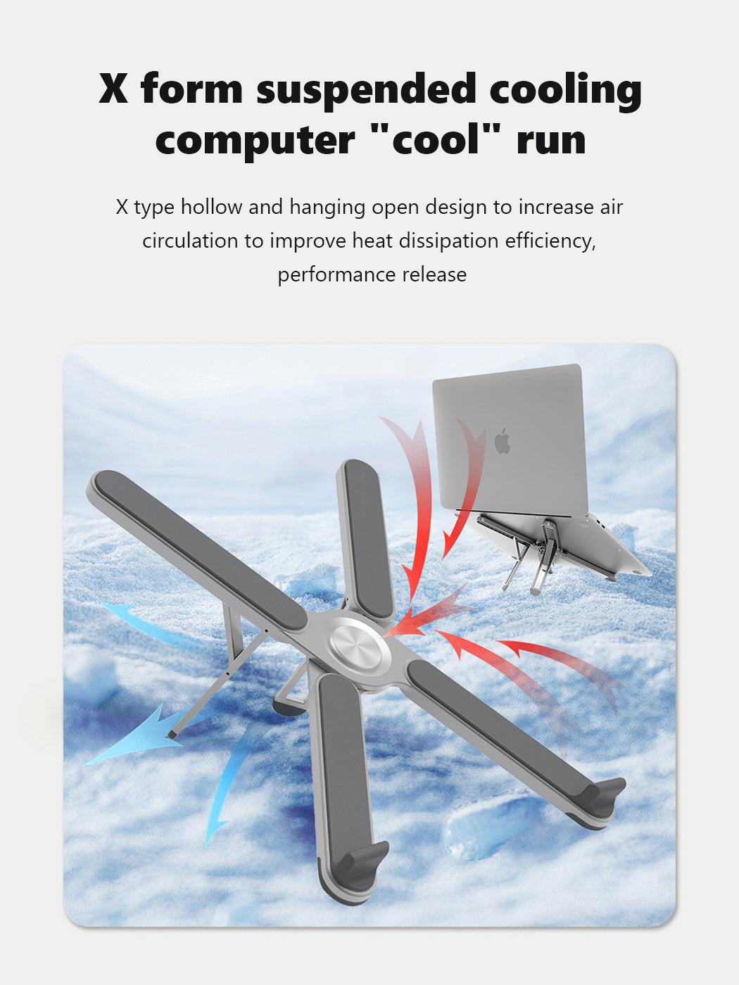 DrHealWell EXO-Low Laptop Stand