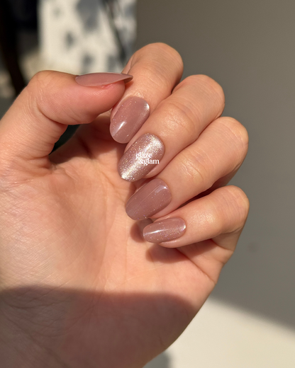 #006: Pink Glitter LumiGel™ Nails
