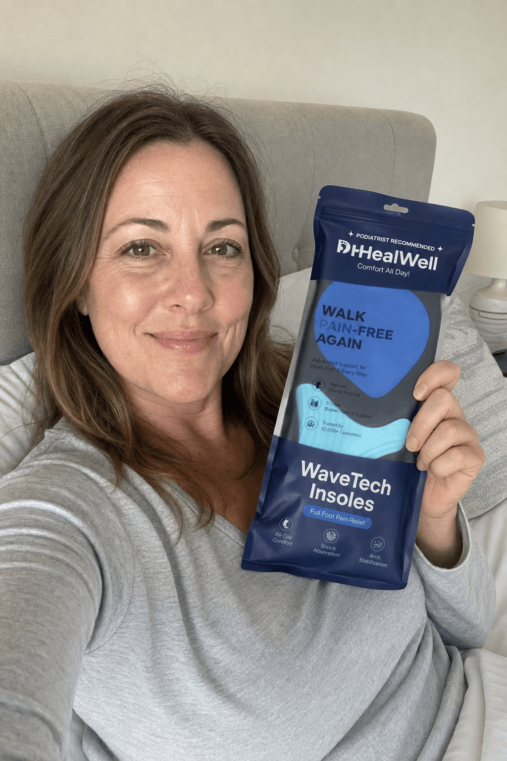 DrHealWell ActiveBounce® Foot Insoles