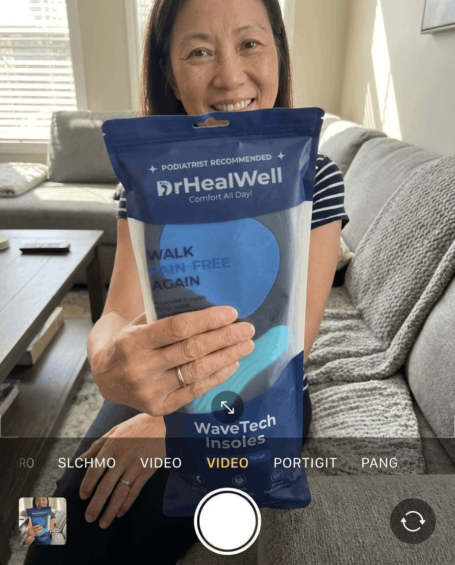 DrHealWell ActiveBounce® Foot Insoles