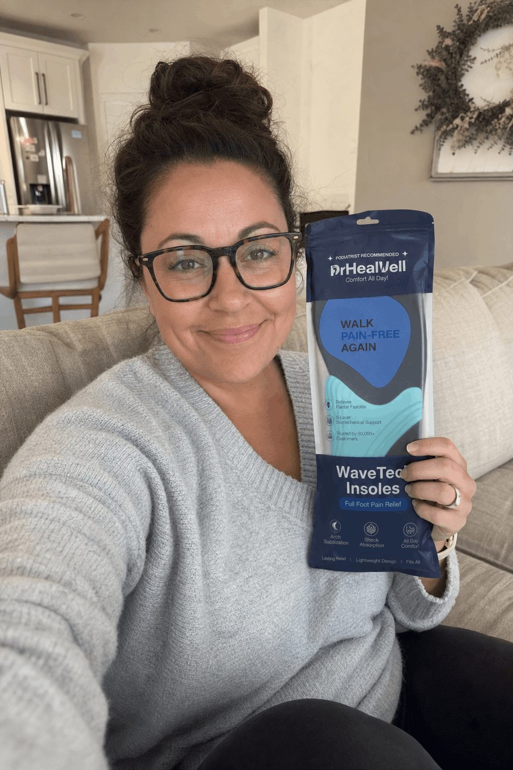 DrHealWell ActiveBounce® Foot Insoles