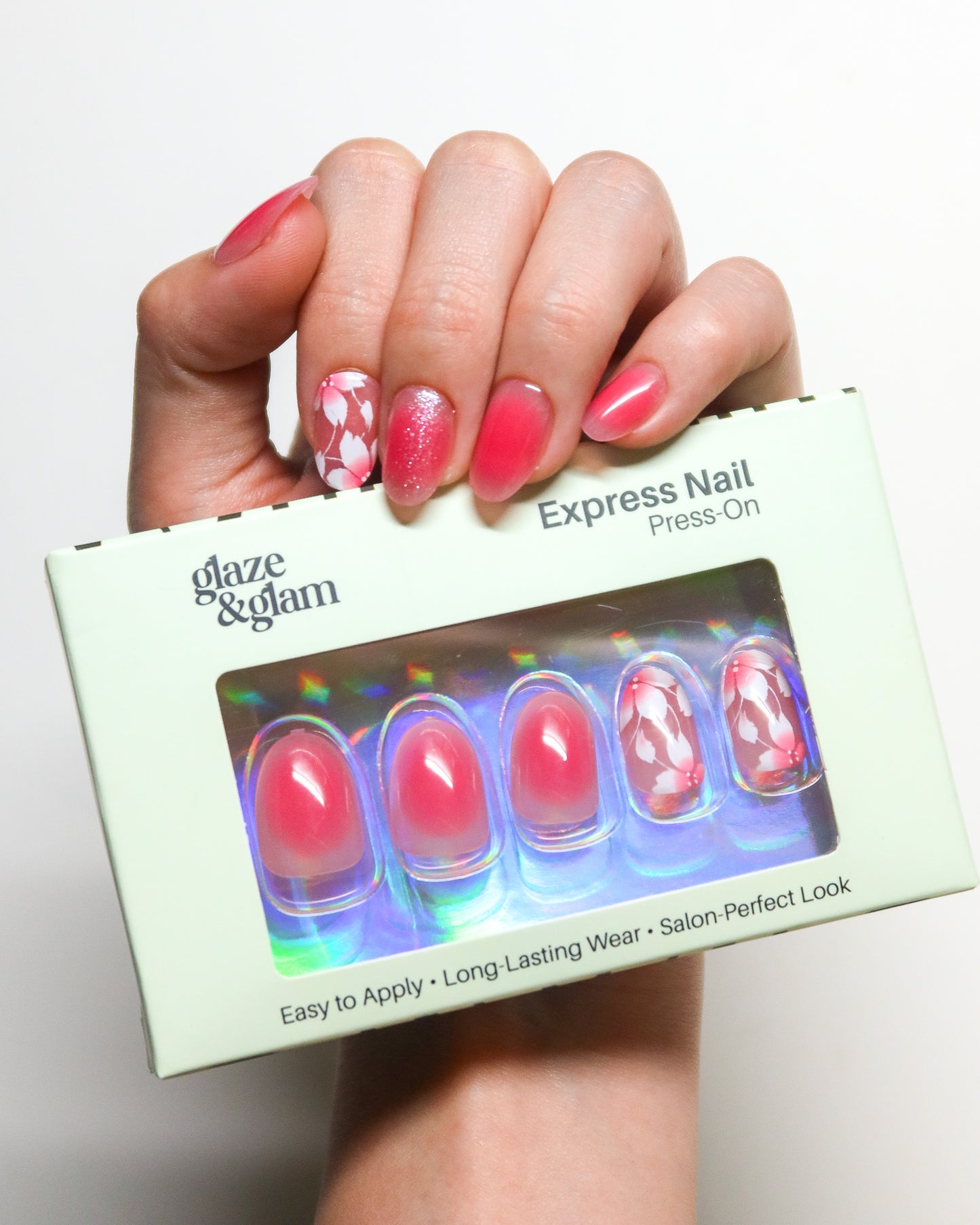 #003:  Sakura Petals LumiGel™ Nails