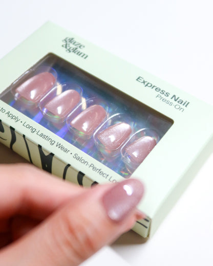 #006: Pink Glitter LumiGel™ Nails