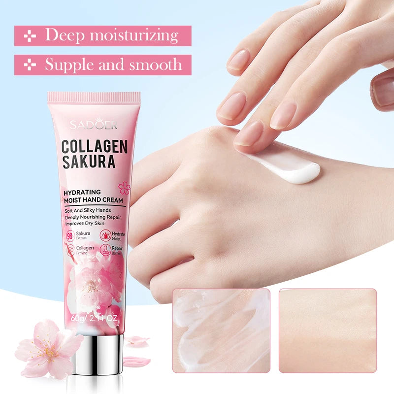 Collagen Sakura Hand Cream