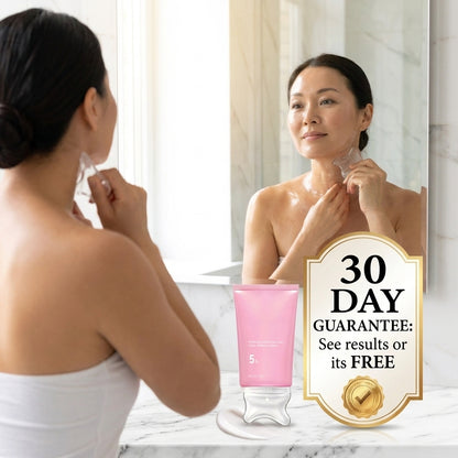 PlumpDew PDRN GuaSha Collagen 2-In-1 Neck Cream