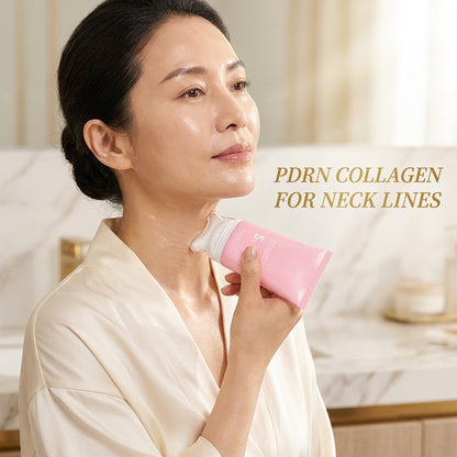 PlumpDew PDRN Collagen 2-In-1 GuaSha Neck Cream