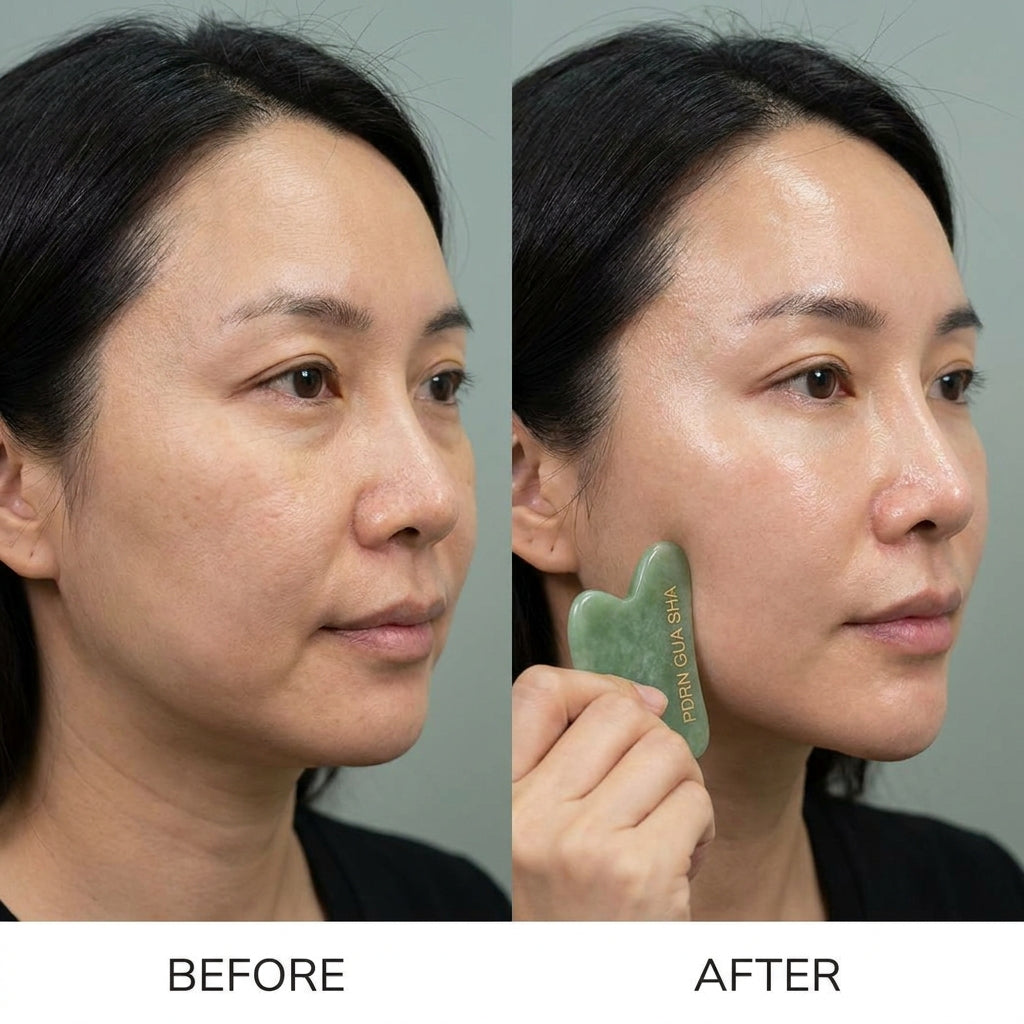PlumpDew PDRN Collagen 2-In-1 GuaSha Neck Cream