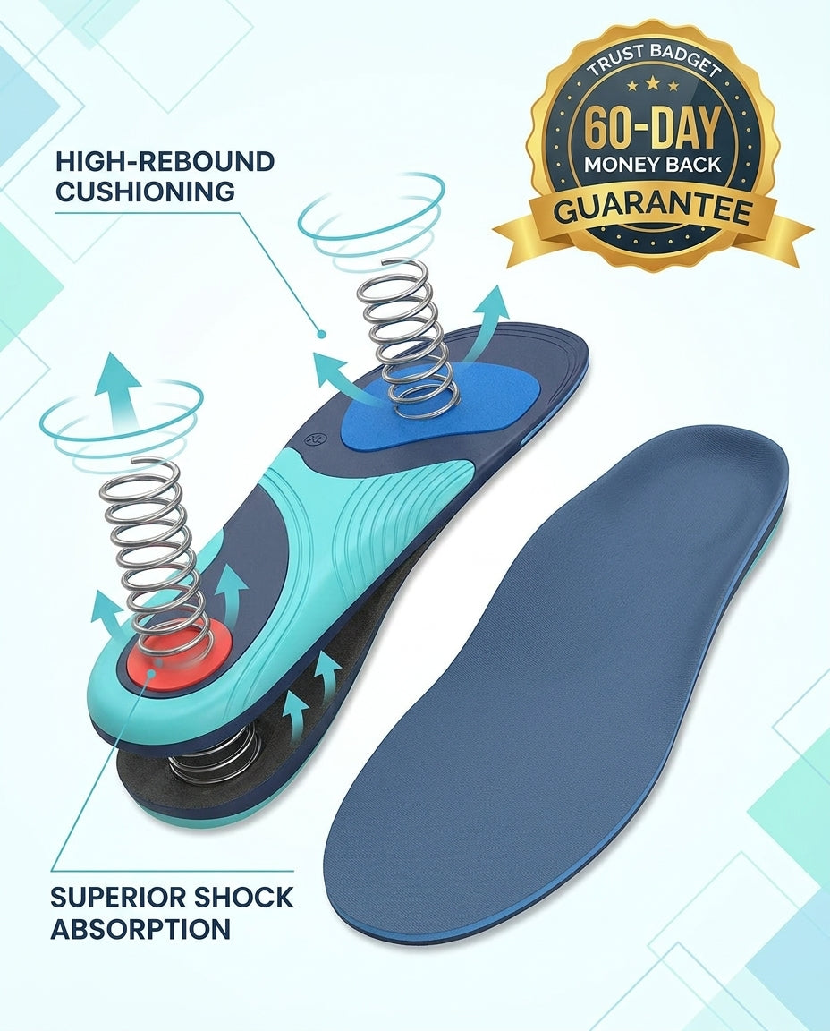 DrHealWell ActiveBounce® Foot Insoles