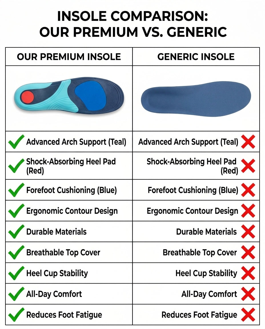 DrHealWell ActiveBounce® Foot Insoles