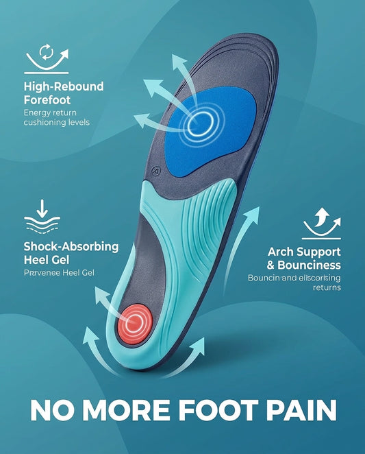 DrHealWell ActiveBounce® Foot Insoles