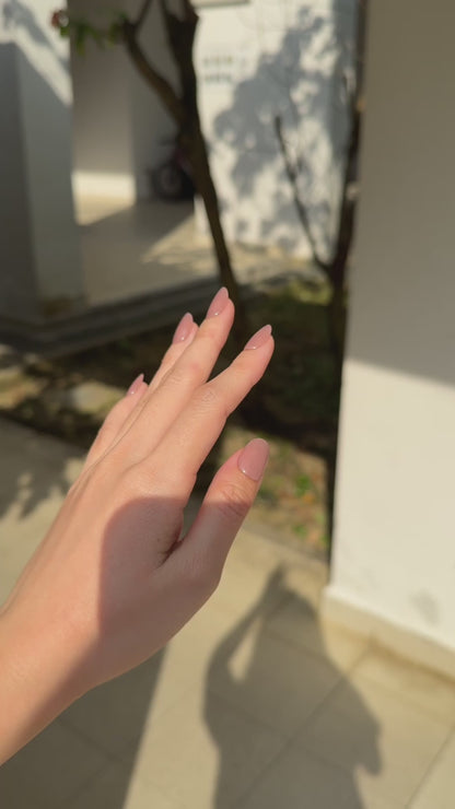 #006: Pink Glitter LumiGel™ Nails