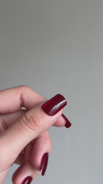 #005:  Red Cat Eye LumiGel™ Nails
