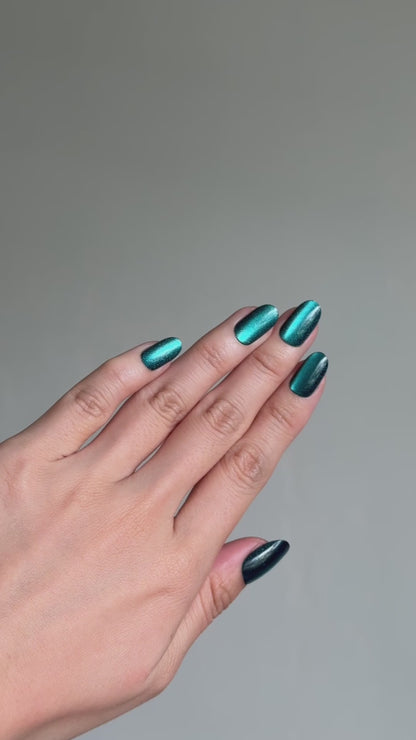 #002: Ocean Glitter LumiGel™ Nails