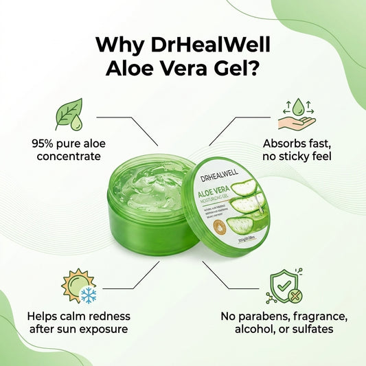 DrHealWell Aloe Vera Gel (For Summer Relief)