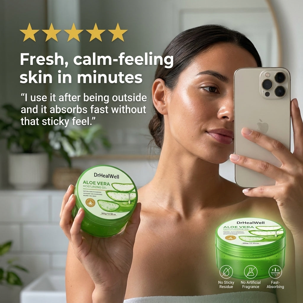 DrHealWell Aloe Vera Gel (For Summer Relief)