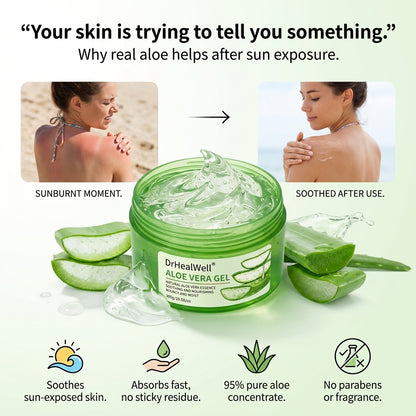 DrHealWell Aloe Vera Gel (For Summer Relief)