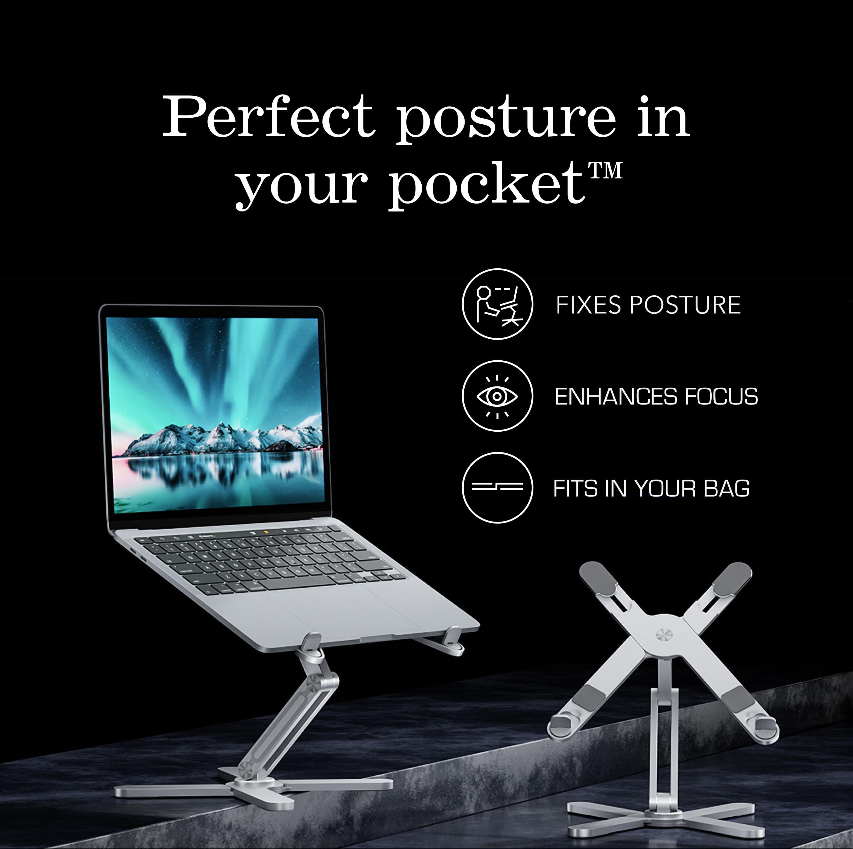 DrHealWell EXO 360° Laptop Stand